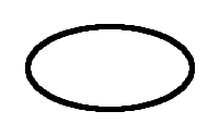 Gfig で描いた楕円